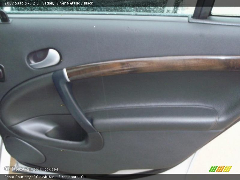 Silver Metallic / Black 2007 Saab 9-5 2.3T Sedan