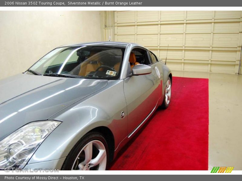 Silverstone Metallic / Burnt Orange Leather 2006 Nissan 350Z Touring Coupe
