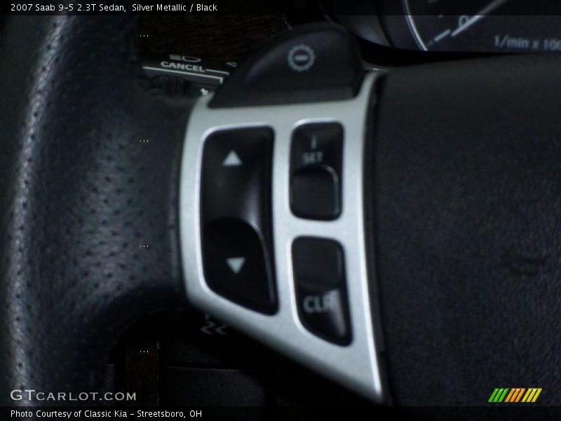 Silver Metallic / Black 2007 Saab 9-5 2.3T Sedan