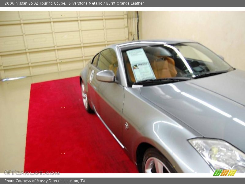 Silverstone Metallic / Burnt Orange Leather 2006 Nissan 350Z Touring Coupe
