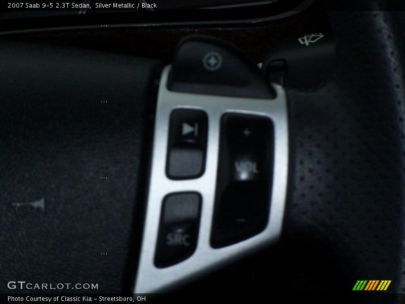Silver Metallic / Black 2007 Saab 9-5 2.3T Sedan