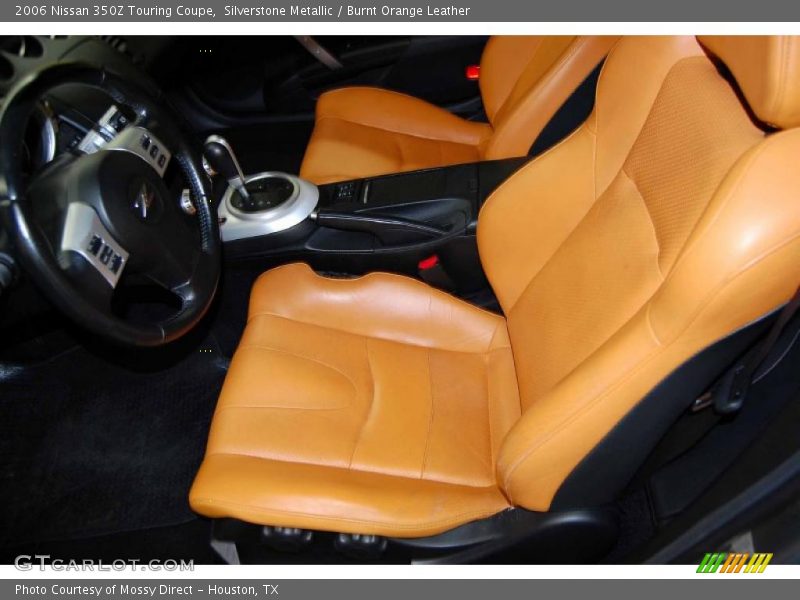 Silverstone Metallic / Burnt Orange Leather 2006 Nissan 350Z Touring Coupe