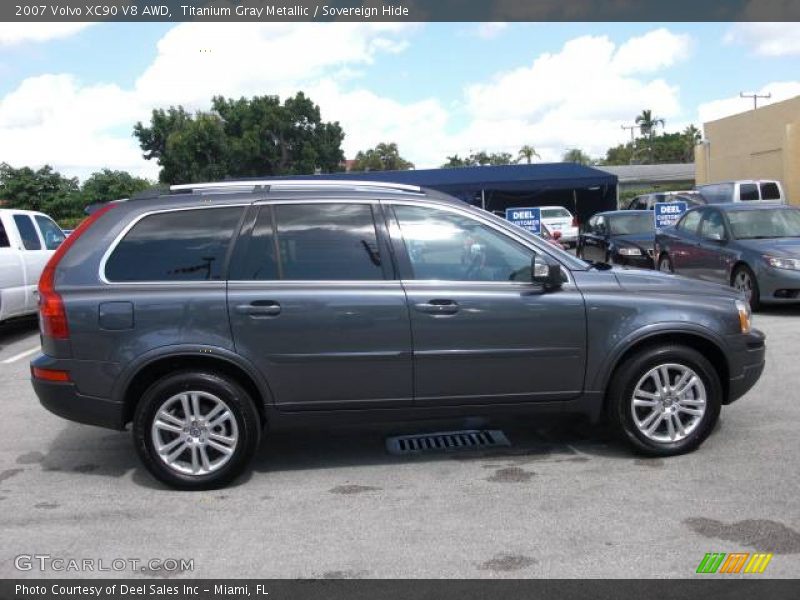 Titanium Gray Metallic / Sovereign Hide 2007 Volvo XC90 V8 AWD