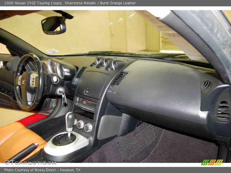 Silverstone Metallic / Burnt Orange Leather 2006 Nissan 350Z Touring Coupe