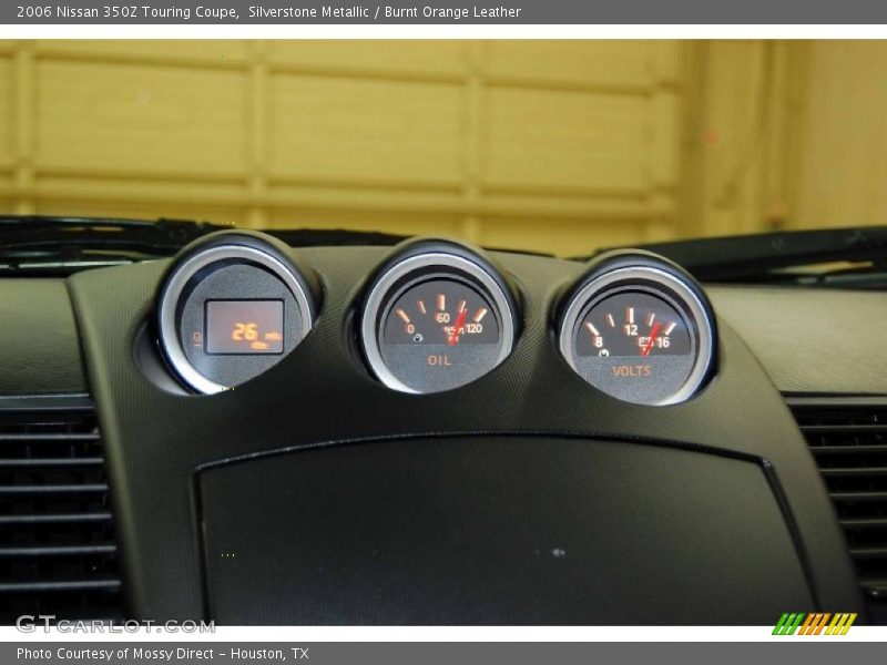Silverstone Metallic / Burnt Orange Leather 2006 Nissan 350Z Touring Coupe