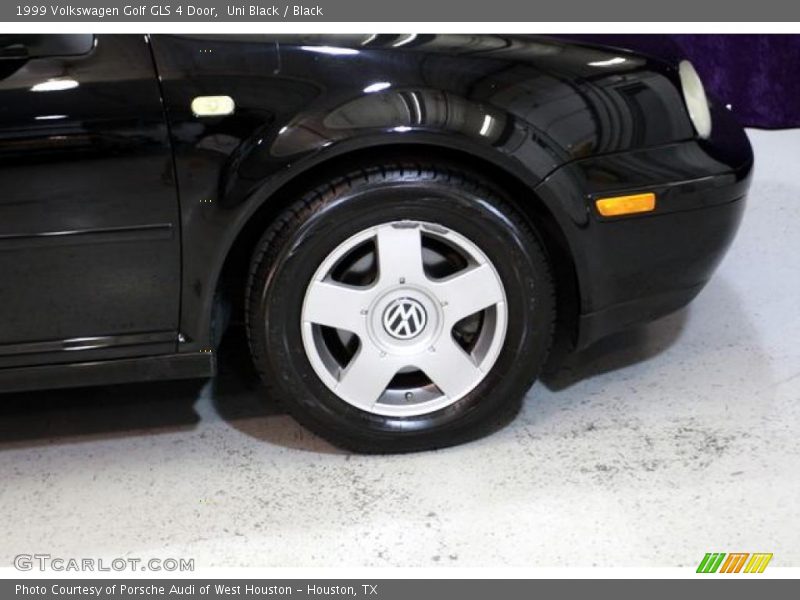 Uni Black / Black 1999 Volkswagen Golf GLS 4 Door