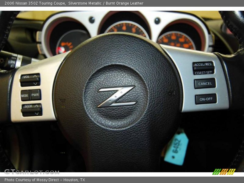 Silverstone Metallic / Burnt Orange Leather 2006 Nissan 350Z Touring Coupe