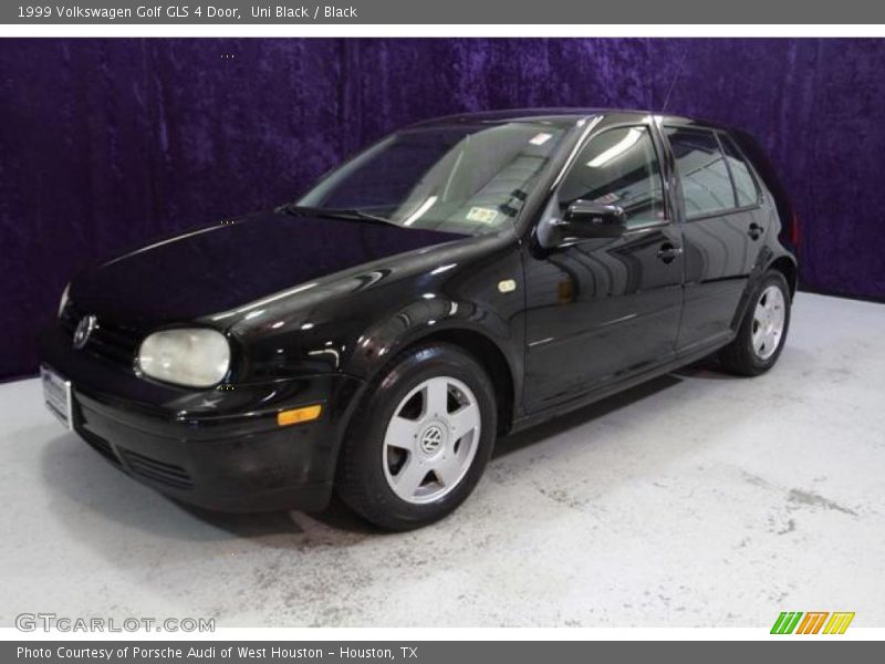 Uni Black / Black 1999 Volkswagen Golf GLS 4 Door