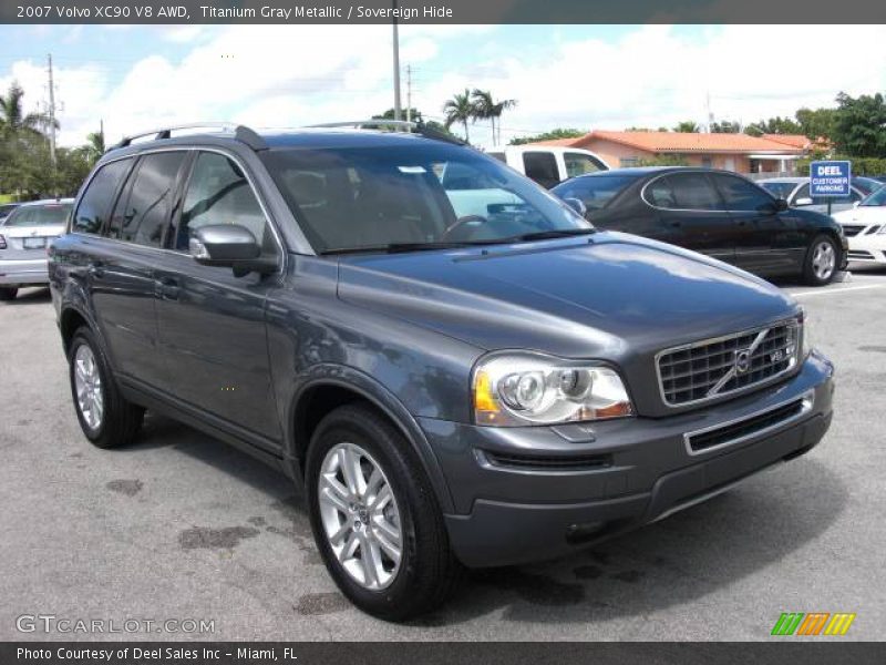 Titanium Gray Metallic / Sovereign Hide 2007 Volvo XC90 V8 AWD