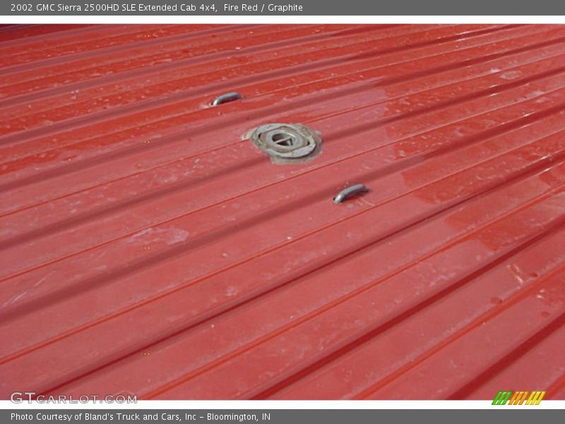 Fire Red / Graphite 2002 GMC Sierra 2500HD SLE Extended Cab 4x4