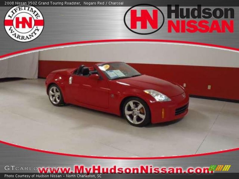 Nogaro Red / Charcoal 2008 Nissan 350Z Grand Touring Roadster