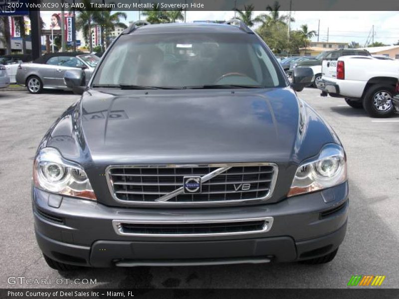 Titanium Gray Metallic / Sovereign Hide 2007 Volvo XC90 V8 AWD
