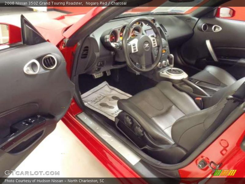 2008 350Z Grand Touring Roadster Charcoal Interior