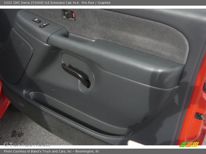 Fire Red / Graphite 2002 GMC Sierra 2500HD SLE Extended Cab 4x4
