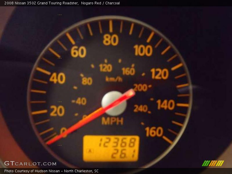Nogaro Red / Charcoal 2008 Nissan 350Z Grand Touring Roadster