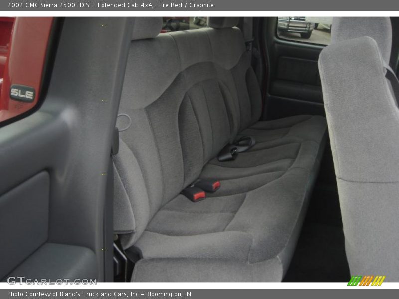 Fire Red / Graphite 2002 GMC Sierra 2500HD SLE Extended Cab 4x4