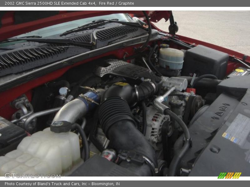 Fire Red / Graphite 2002 GMC Sierra 2500HD SLE Extended Cab 4x4