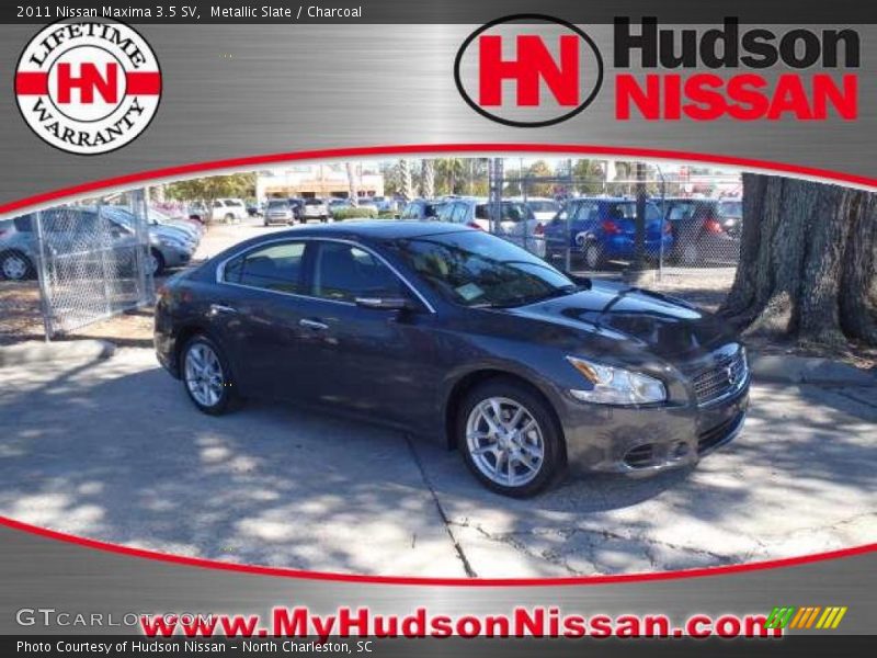 Metallic Slate / Charcoal 2011 Nissan Maxima 3.5 SV