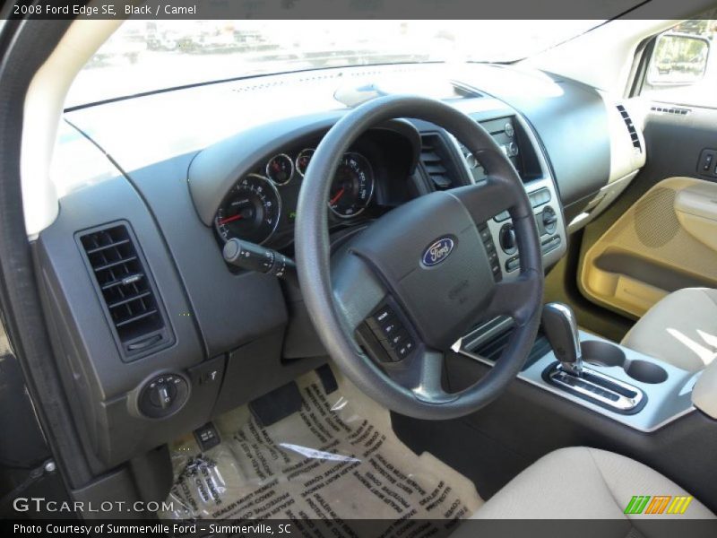 Black / Camel 2008 Ford Edge SE