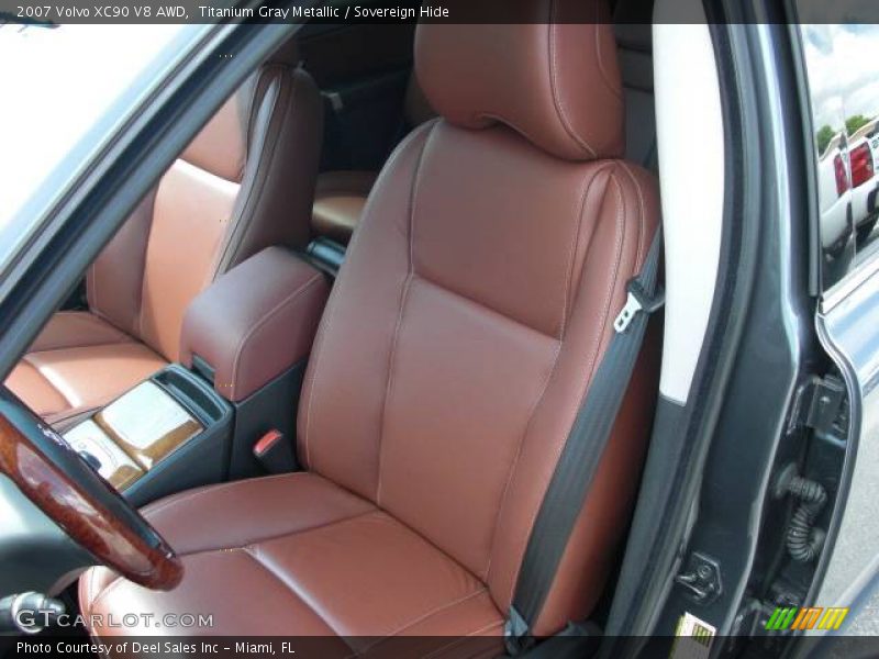 Titanium Gray Metallic / Sovereign Hide 2007 Volvo XC90 V8 AWD