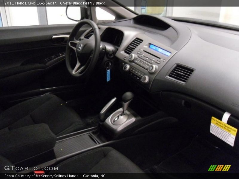  2011 Civic LX-S Sedan Black Interior