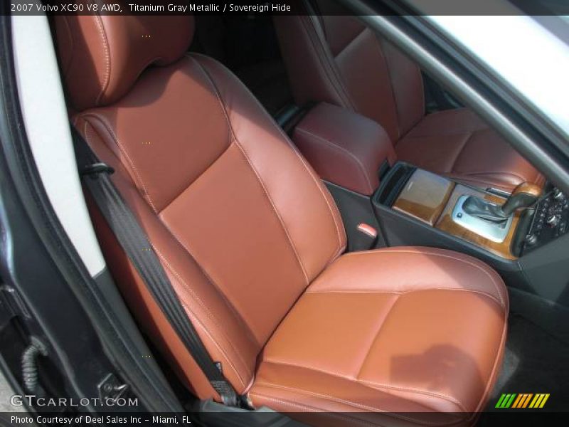 Titanium Gray Metallic / Sovereign Hide 2007 Volvo XC90 V8 AWD