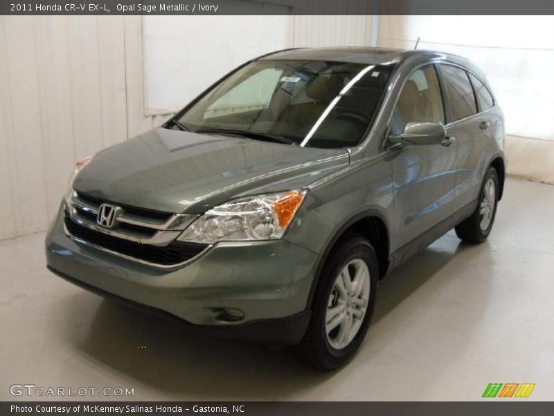 Opal Sage Metallic / Ivory 2011 Honda CR-V EX-L