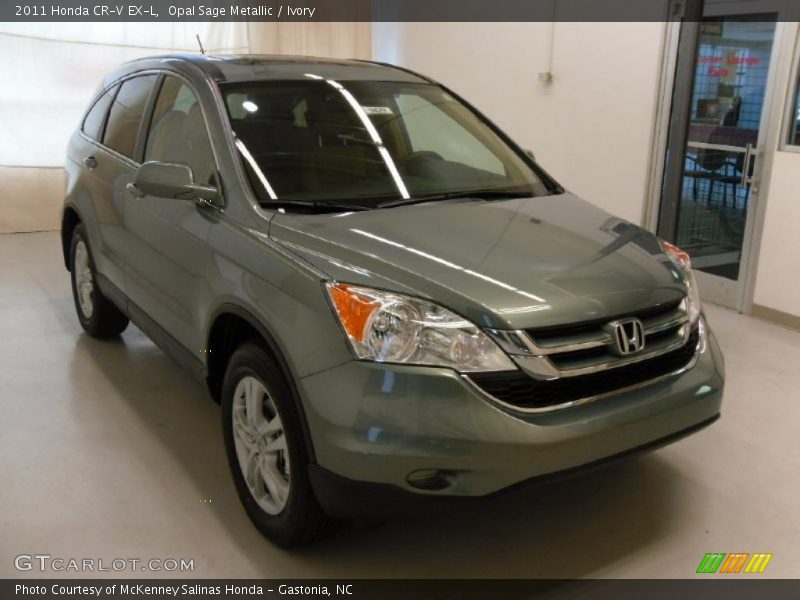 Opal Sage Metallic / Ivory 2011 Honda CR-V EX-L