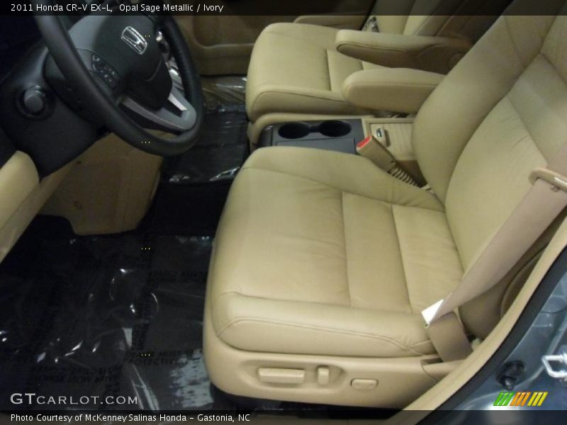Opal Sage Metallic / Ivory 2011 Honda CR-V EX-L