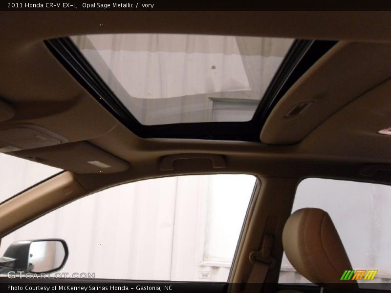 Opal Sage Metallic / Ivory 2011 Honda CR-V EX-L