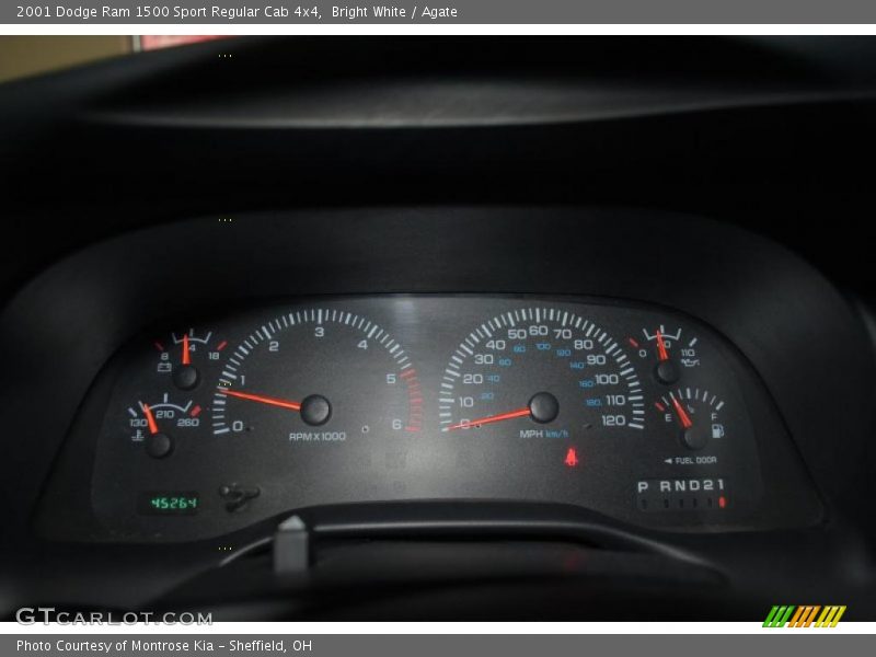  2001 Ram 1500 Sport Regular Cab 4x4 Sport Regular Cab 4x4 Gauges