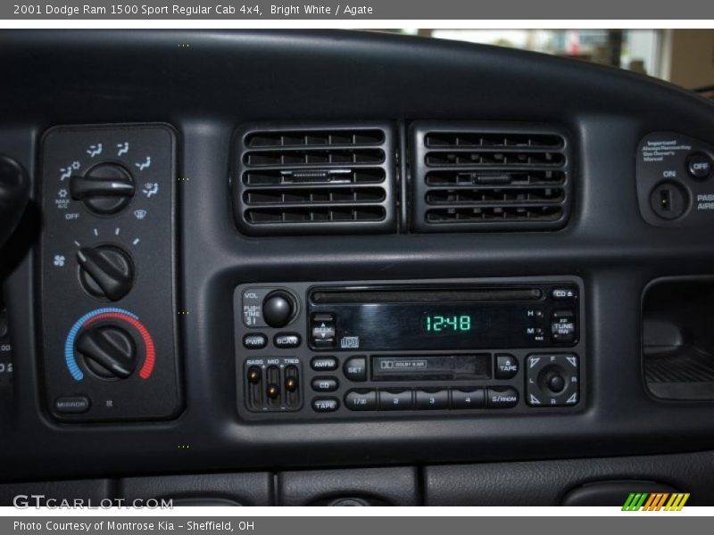 Controls of 2001 Ram 1500 Sport Regular Cab 4x4