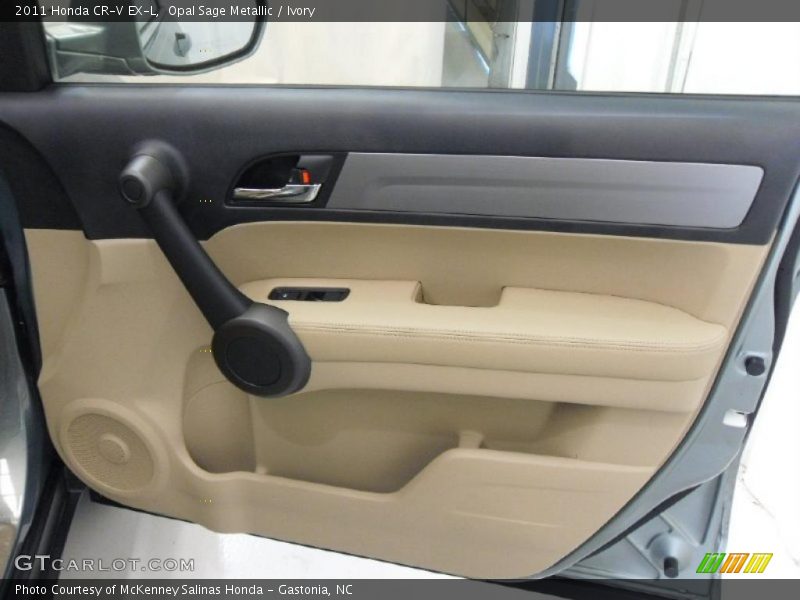 Opal Sage Metallic / Ivory 2011 Honda CR-V EX-L