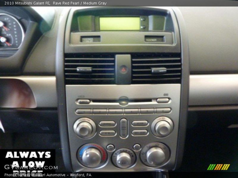 Rave Red Pearl / Medium Gray 2010 Mitsubishi Galant FE