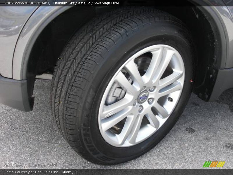 Titanium Gray Metallic / Sovereign Hide 2007 Volvo XC90 V8 AWD