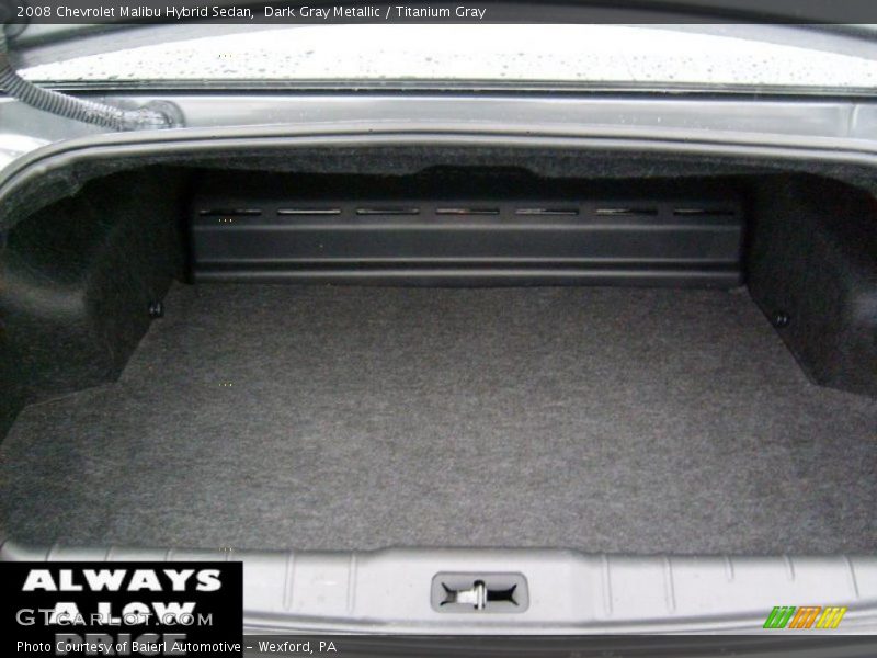  2008 Malibu Hybrid Sedan Trunk