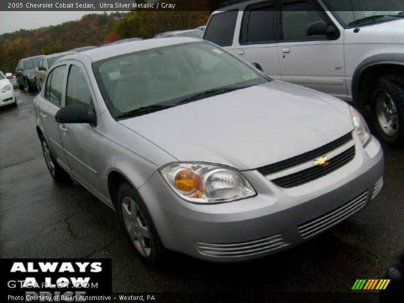 Ultra Silver Metallic / Gray 2005 Chevrolet Cobalt Sedan