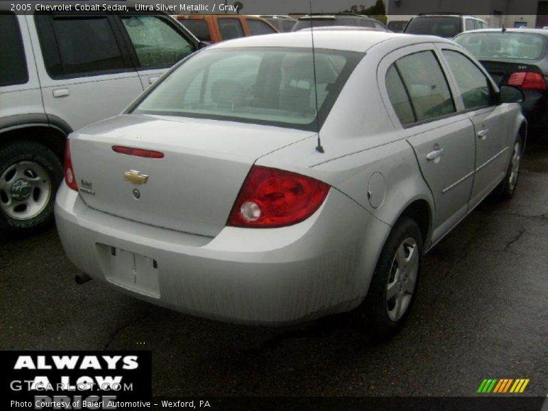 Ultra Silver Metallic / Gray 2005 Chevrolet Cobalt Sedan