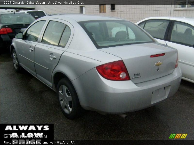 Ultra Silver Metallic / Gray 2005 Chevrolet Cobalt Sedan