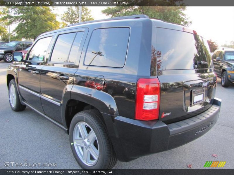 Brilliant Black Crystal Pearl / Dark Slate Gray 2010 Jeep Patriot Latitude