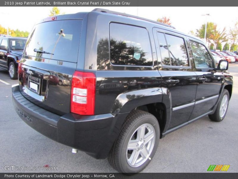 Brilliant Black Crystal Pearl / Dark Slate Gray 2010 Jeep Patriot Latitude