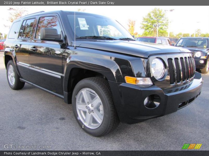 Brilliant Black Crystal Pearl / Dark Slate Gray 2010 Jeep Patriot Latitude