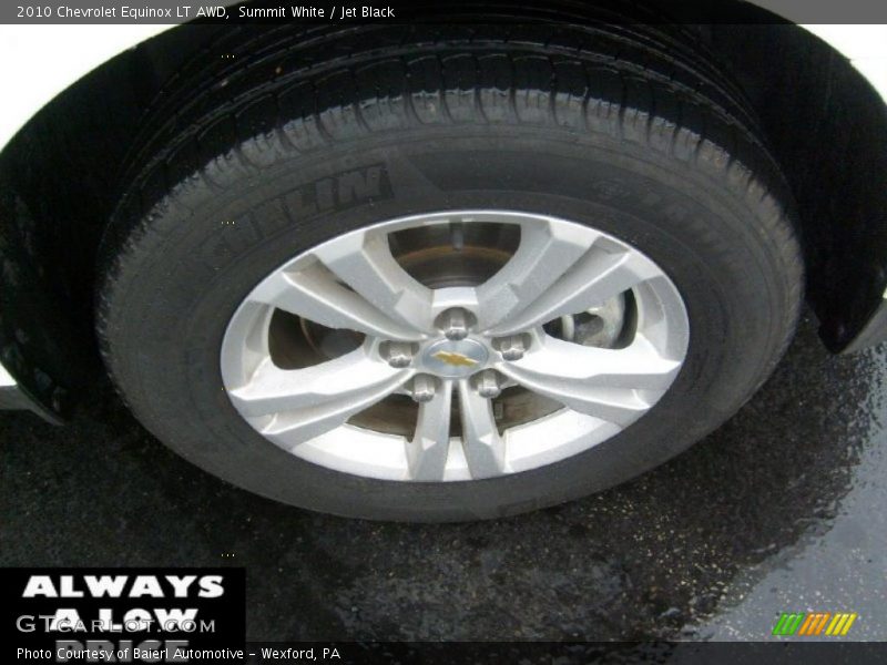 Summit White / Jet Black 2010 Chevrolet Equinox LT AWD