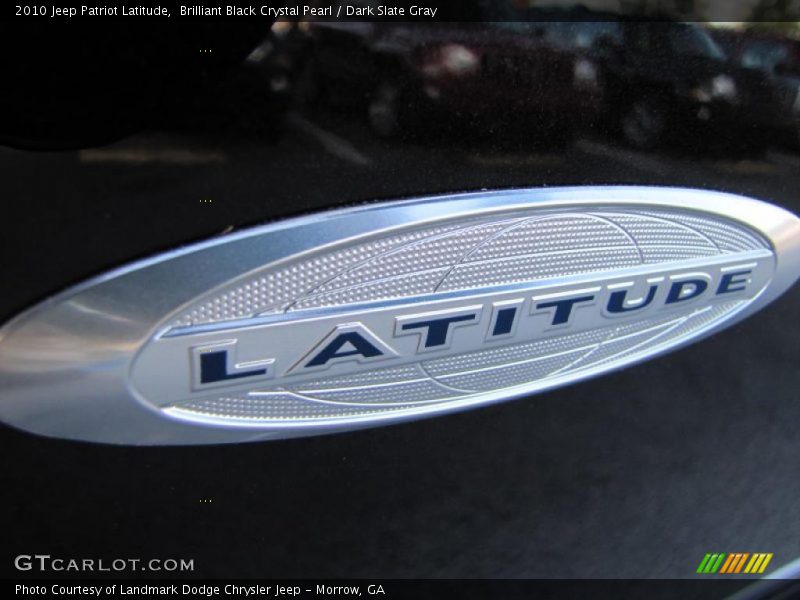 Brilliant Black Crystal Pearl / Dark Slate Gray 2010 Jeep Patriot Latitude