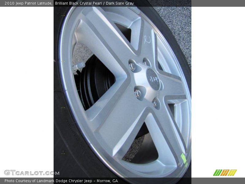 Brilliant Black Crystal Pearl / Dark Slate Gray 2010 Jeep Patriot Latitude