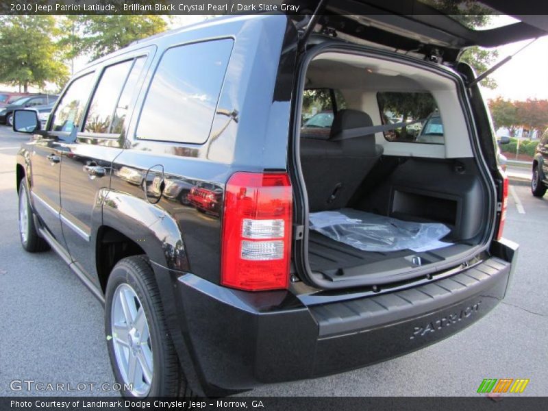 Brilliant Black Crystal Pearl / Dark Slate Gray 2010 Jeep Patriot Latitude