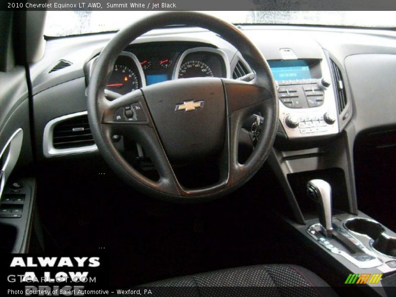 Summit White / Jet Black 2010 Chevrolet Equinox LT AWD