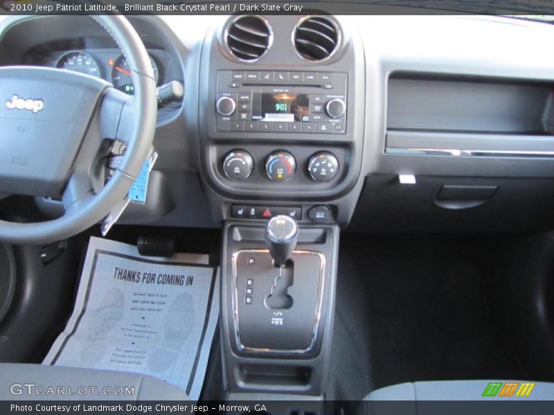 Brilliant Black Crystal Pearl / Dark Slate Gray 2010 Jeep Patriot Latitude