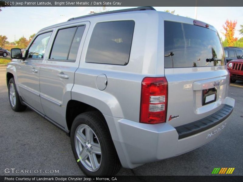 Bright Silver Metallic / Dark Slate Gray 2010 Jeep Patriot Latitude