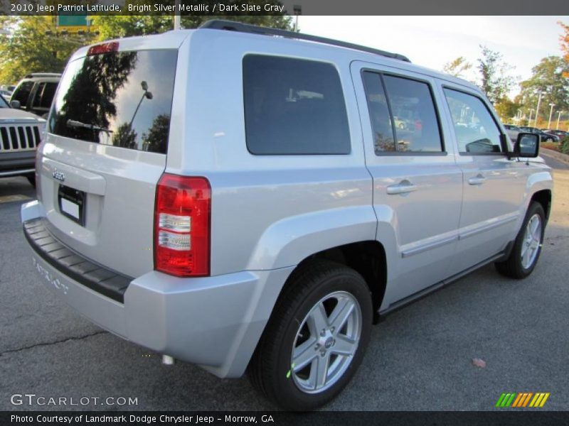 Bright Silver Metallic / Dark Slate Gray 2010 Jeep Patriot Latitude